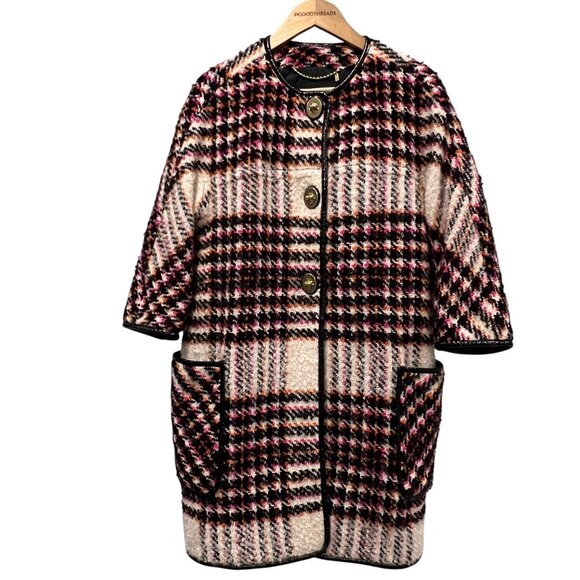 Coach Bonnie Cashin Archive Plaid Boucle Tweed Coat, XS - Picture 11 of 11